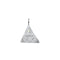 KRESSIDA PYRAMIS LARGE CHARM SILVER